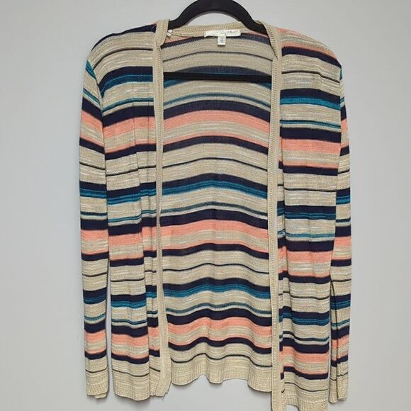 Say What? Striped Cardigan - Picture 1 of 5
